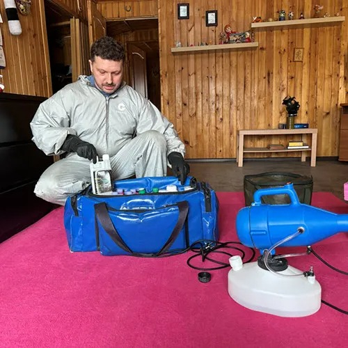 ФОТО Полное удаление ртути в помещениях в Отрадном